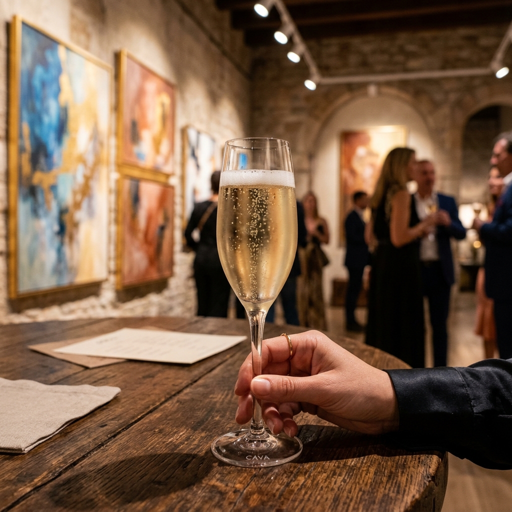 Willkommensgetränk & Zeitgenössische Kunst